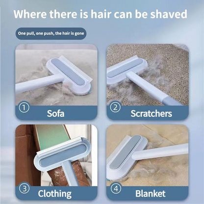 4-in-1 Pet Hair Removal Tool for Furniture & Car