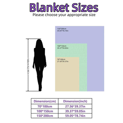 1PC Cozy Flannel Throw For Bed, Couch, Travel, And Outdoor Use - Versatile, Extra Warm, And Air-Conditioning Friendly Wrap