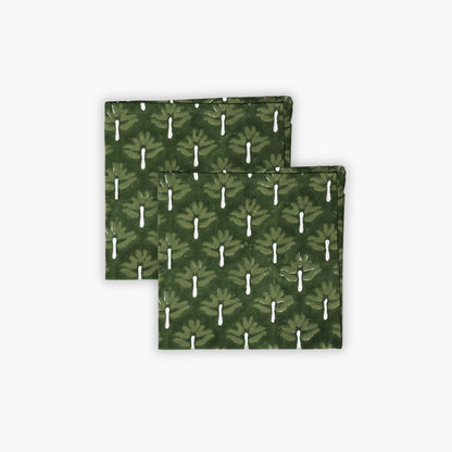 Zeenat Table Napkin - Chive Set of 2