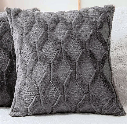 Diamond shaped Plush Throw Pillow (With Insert) size 18"x18"