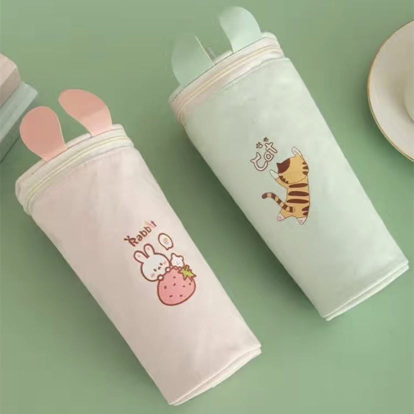 Junior High School Pupils Canvas Children's Stationery Pencil Bag - DropOnline.co