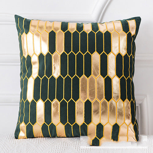 Golden Sofa Pillow Office Car Lumbar Cushion - DropOnline.co