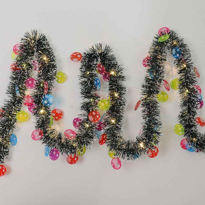 Christmas Ribbon LED Strip Lights - Festive Atmosphere String with Character Designs - DropOnline.co