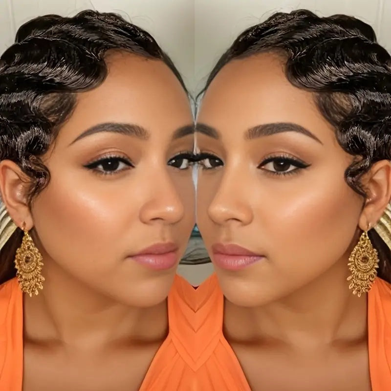 Short 6-inch Non-toxic Wig For Human Hair, Short Wig For Remy Hair, Fairy Wig, Woman Wig. - DropOnline.co