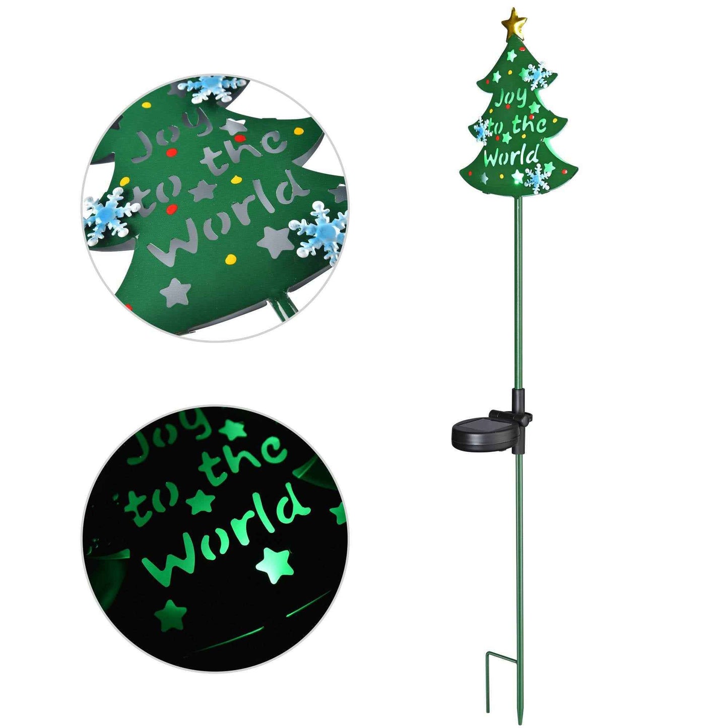 Christmas Tree Solar Light - Eco-Friendly Outdoor Garden Decoration - DropOnline.co