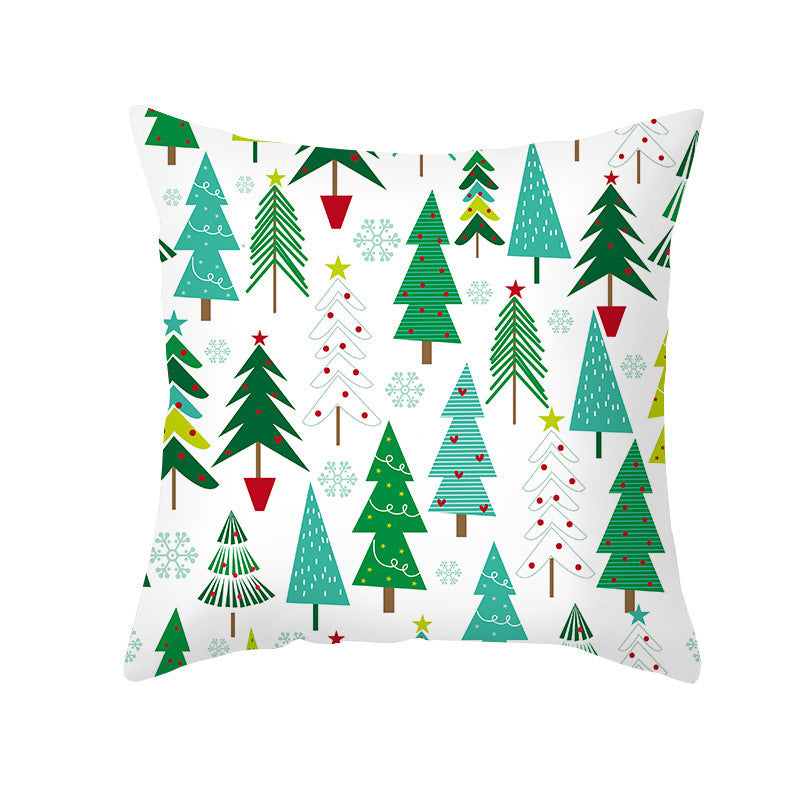 Cartoon Letter Printed French Velvet Cushion Cover - DropOnline.co