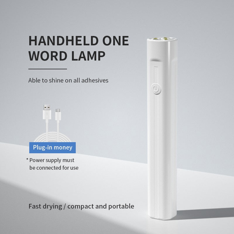 Handheld UV Light For Gel Nails, Mini Nail Light, Portable LED Nail Lamp, Cordless Rechargeable USB Nail Dryer For Fast Curing - DropOnline.co