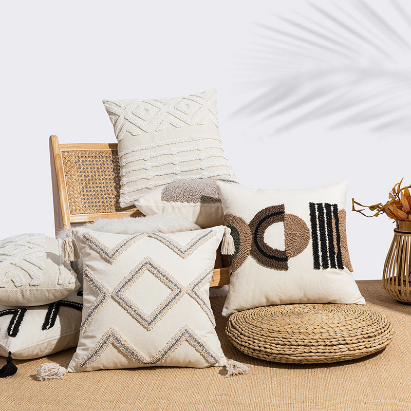 Velvet Holding Sample Home Sofa Cushion Cover - DropOnline.co