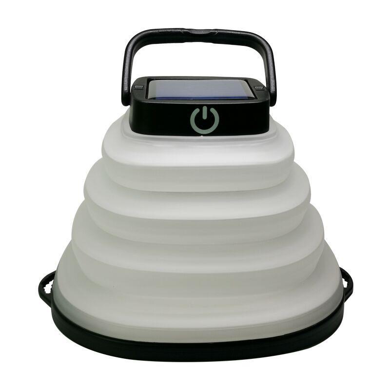 Collapsible Solar Camping Lantern | IP68 Waterproof USB Rechargeable Foldable Tent Light