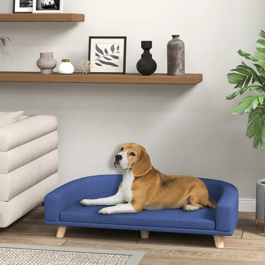 Dog Sofa Couch Bed With Washable Cushion For Large Dogs - DropOnline.co