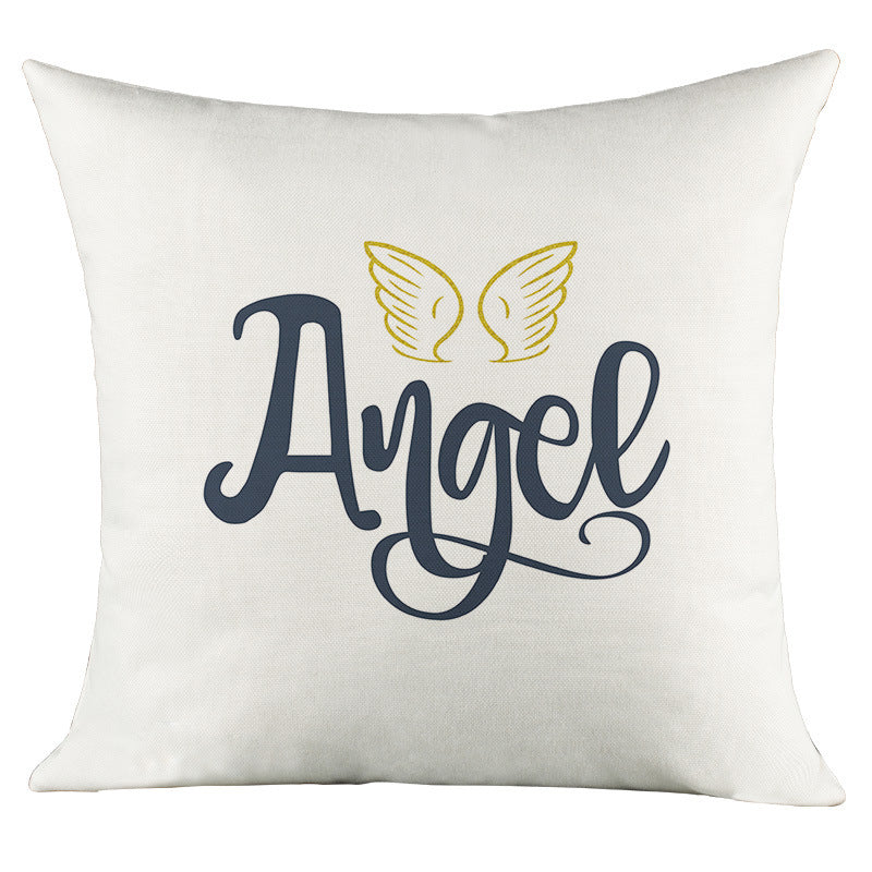 Love Character Language Cushion Celebrity Famous Words Pillow Cover - DropOnline.co