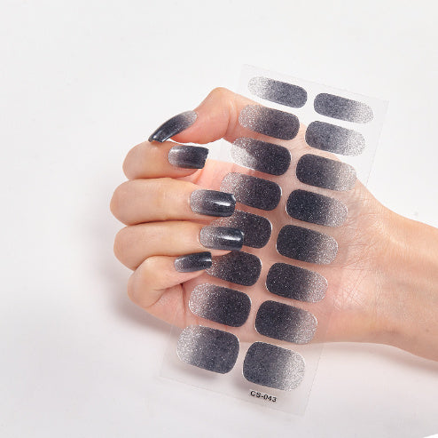 Pure Color 16 Nail Stickers - DropOnline.co