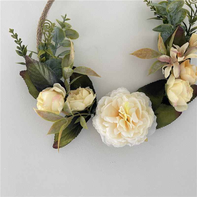 Wall Decor Room Wall Hanging Rose Garland - DropOnline.co