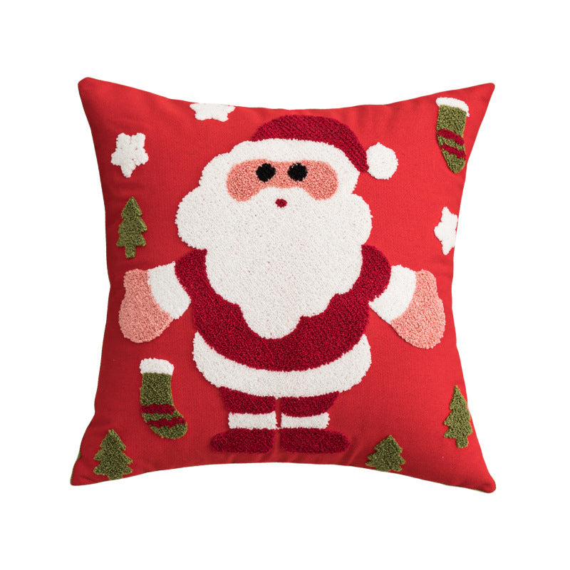 Festival Living Room Bedroom Decoration Background Cushion Red Pillowcase - DropOnline.co