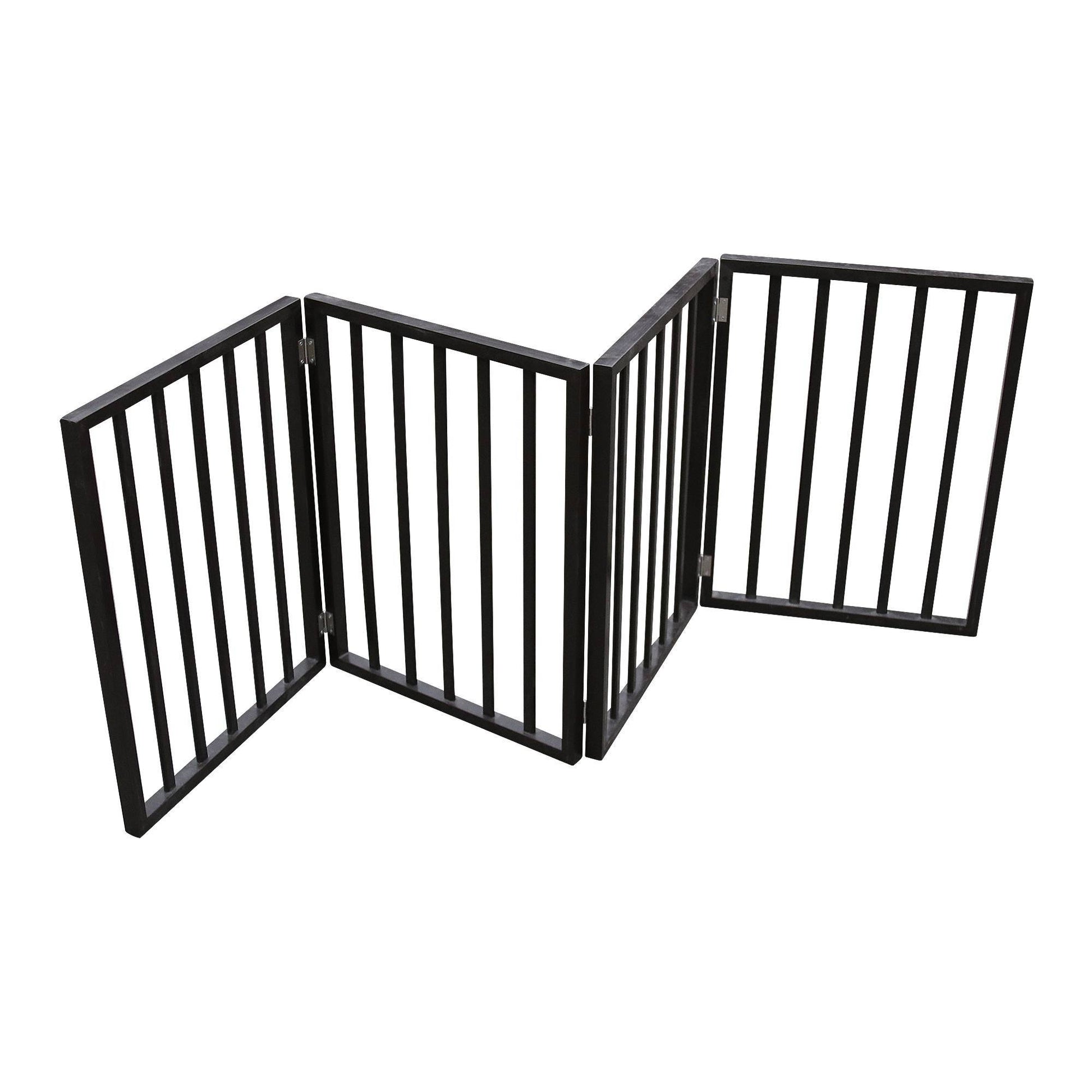 Pet Gate - Dog Gate For Doorways,Stairs Or House-standing, Folding - DropOnline.co