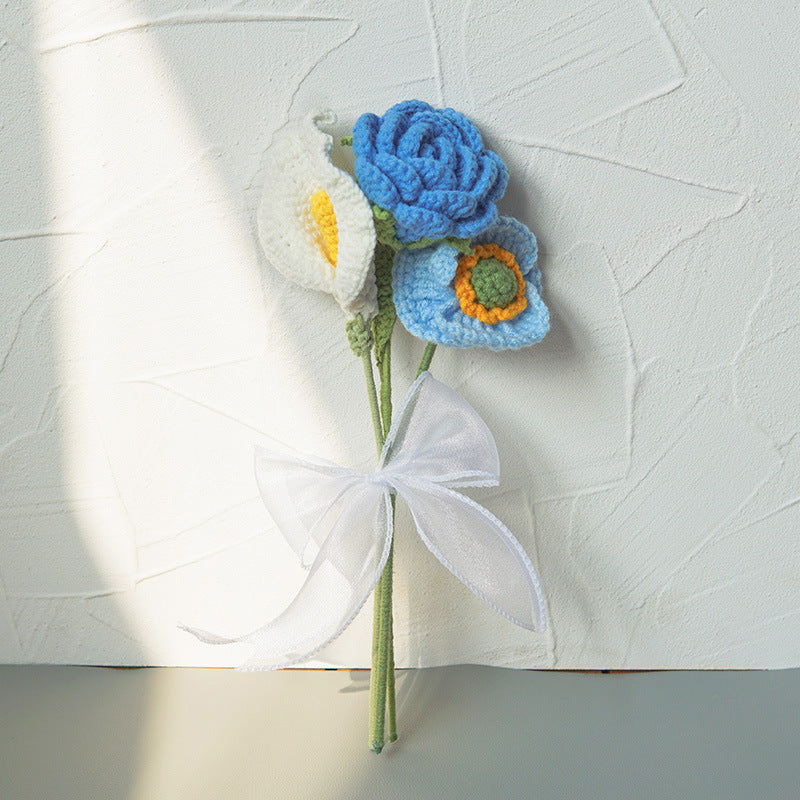 Home Hand-knitting Bouquet Pendant Decoration - DropOnline.co