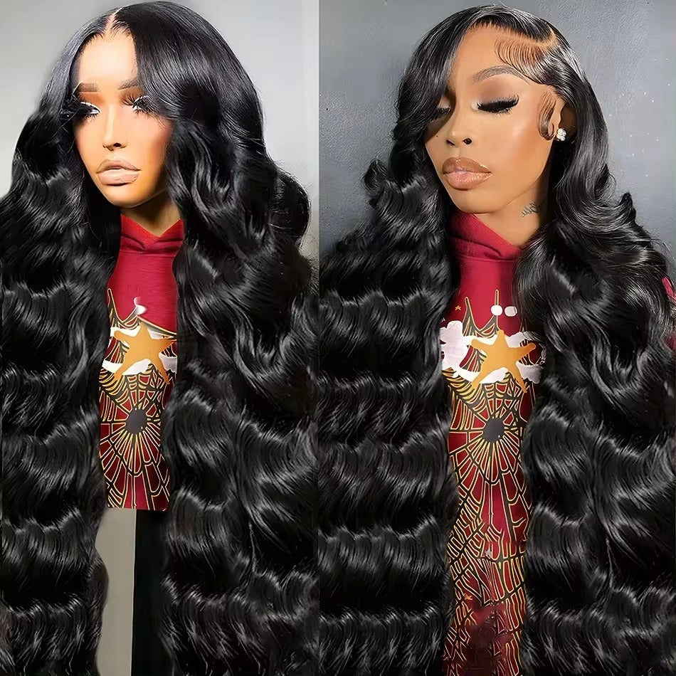 6x4 Density Virgin Human Hair Wigs For Black Women Vietnamese Raw Hair Transparent Lace Front Pre-Plucked Bleached Knots - DropOnline.co