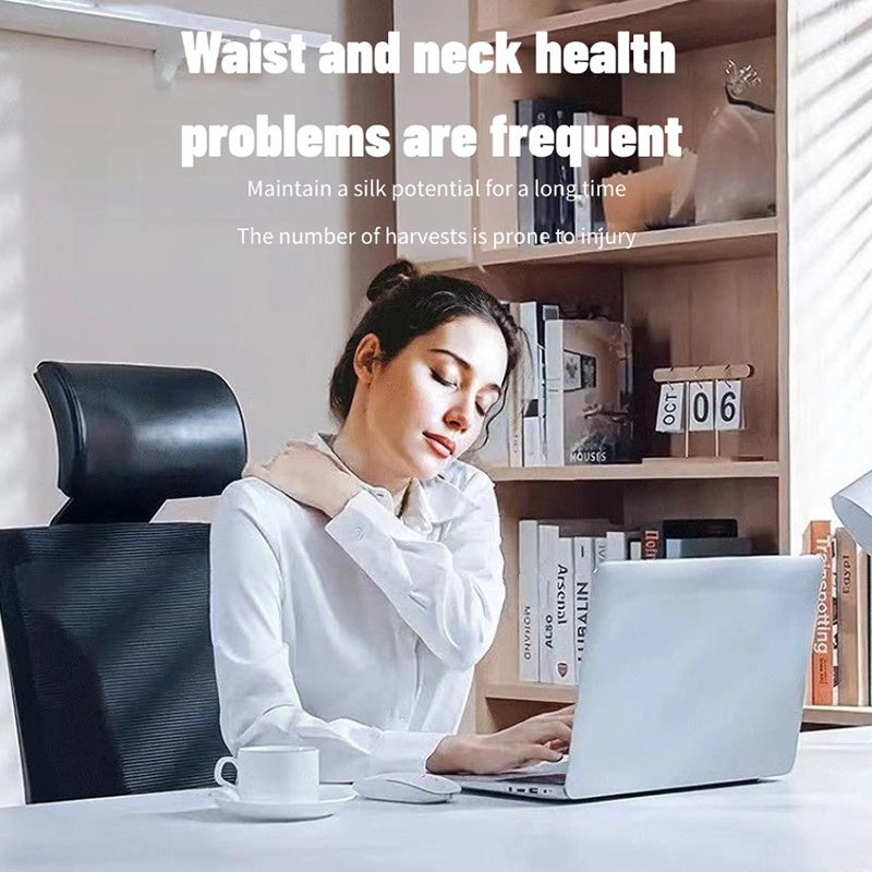 Massage The Back And Neck With Heated, Kneading Deep Tissue Massage Pillows - DropOnline.co