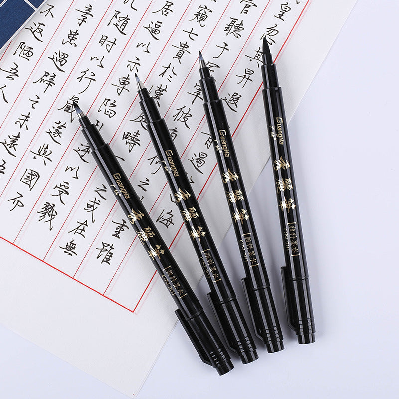 Calligraphy Pen Sketch Beautiful Pen Soft Brush Painting Brush Big Case Signature Pen Copy Script Pen Can Add Ink - DropOnline.co