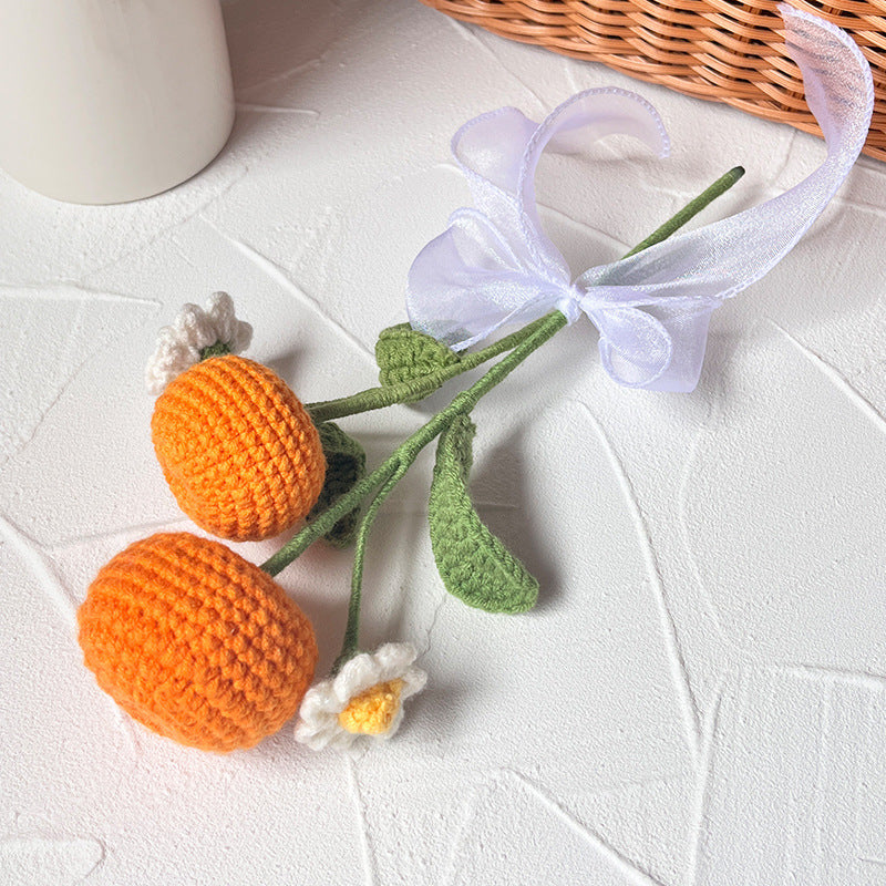 Home Hand-knitting Bouquet Pendant Decoration - DropOnline.co