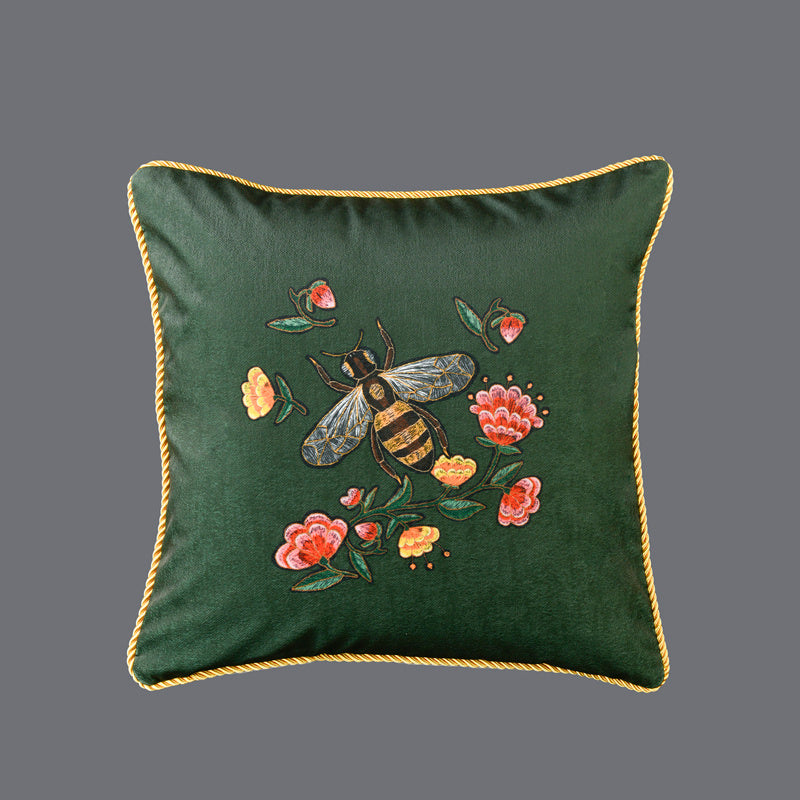 Living Room Sofa Retro Tassel Backrest Cushion Pillow Waist Pillow With Core - DropOnline.co