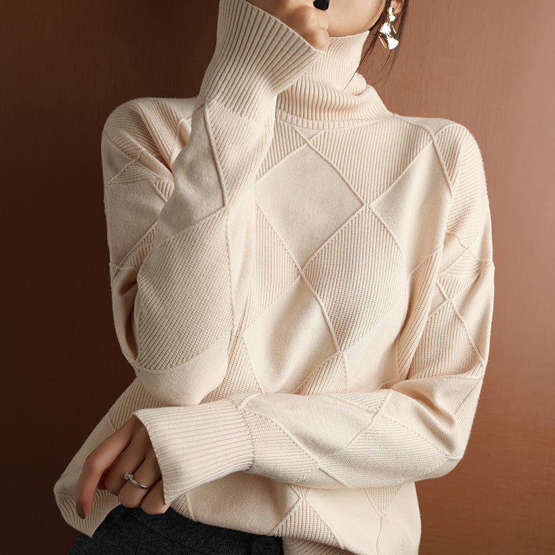 Knitwear Autumn And Winter Long-sleeved Outer Wear Bottoming Shirt - DropOnline.co