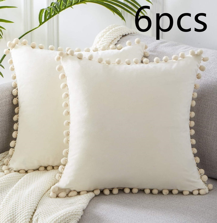 Wind Velvet Solid Color Cushion Cover For Office - DropOnline.co