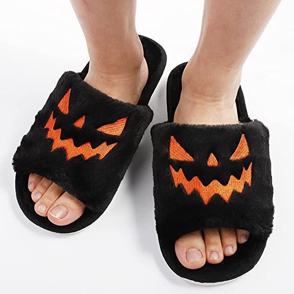Halloween Shoes Winter Cute Warm Home Slippers Women - DropOnline.co