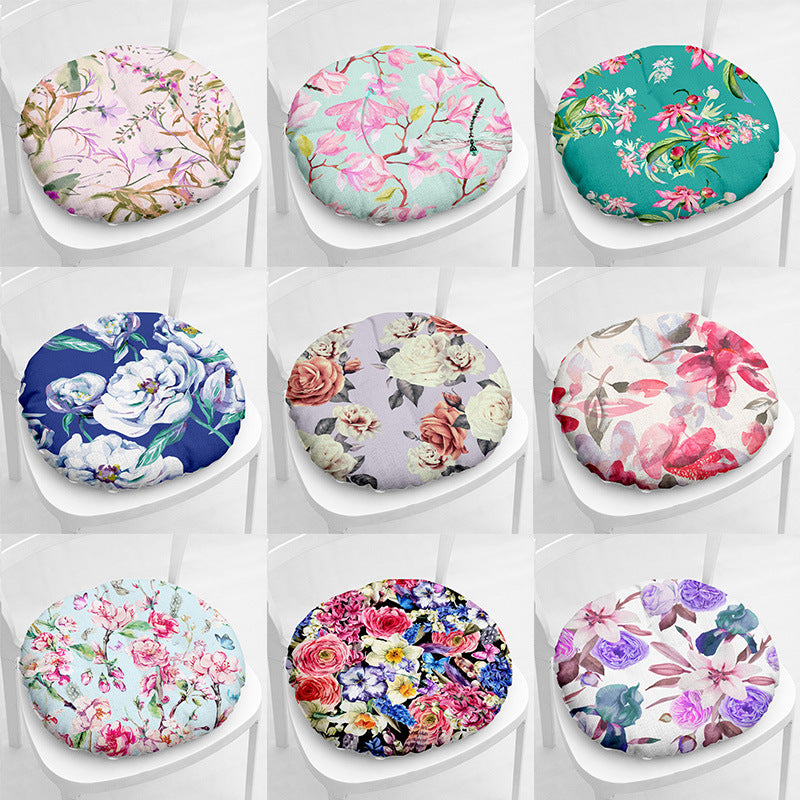 Flower Flower 213 Thick Flannel Chair Cushion - DropOnline.co