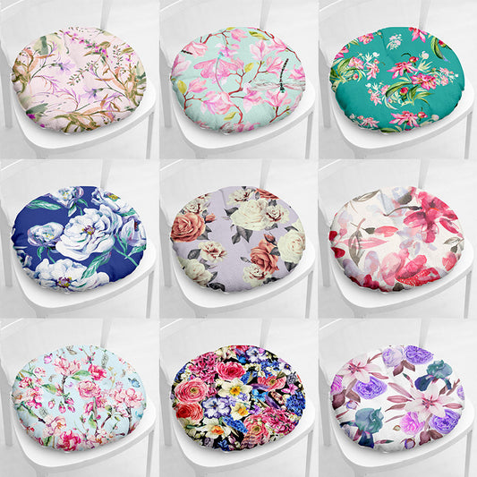 Flower Flower 213 Thick Flannel Chair Cushion - DropOnline.co