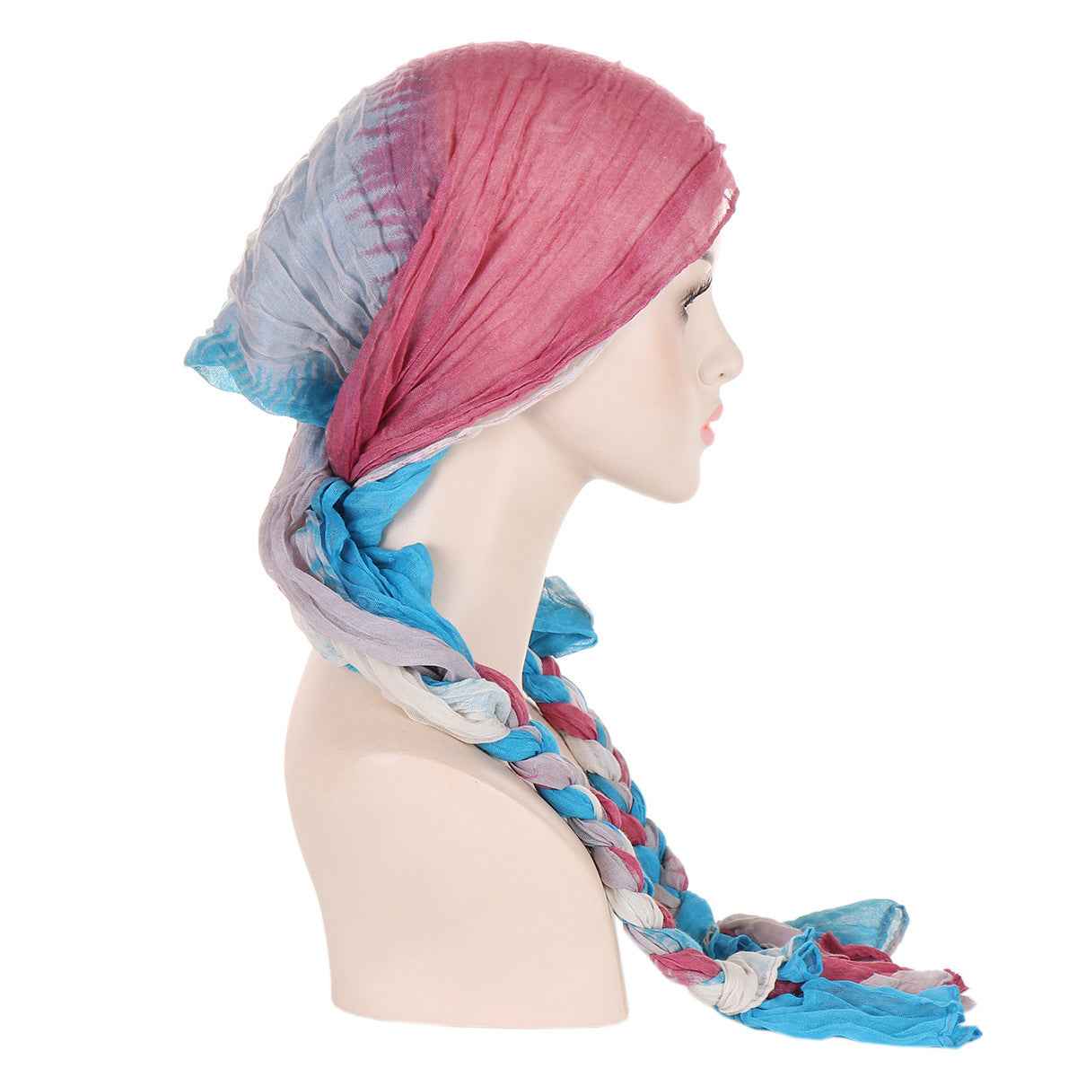 Tam-o'-shanter Hand-woven Braid Bandana Scarf Female Cap - Artisan Beret