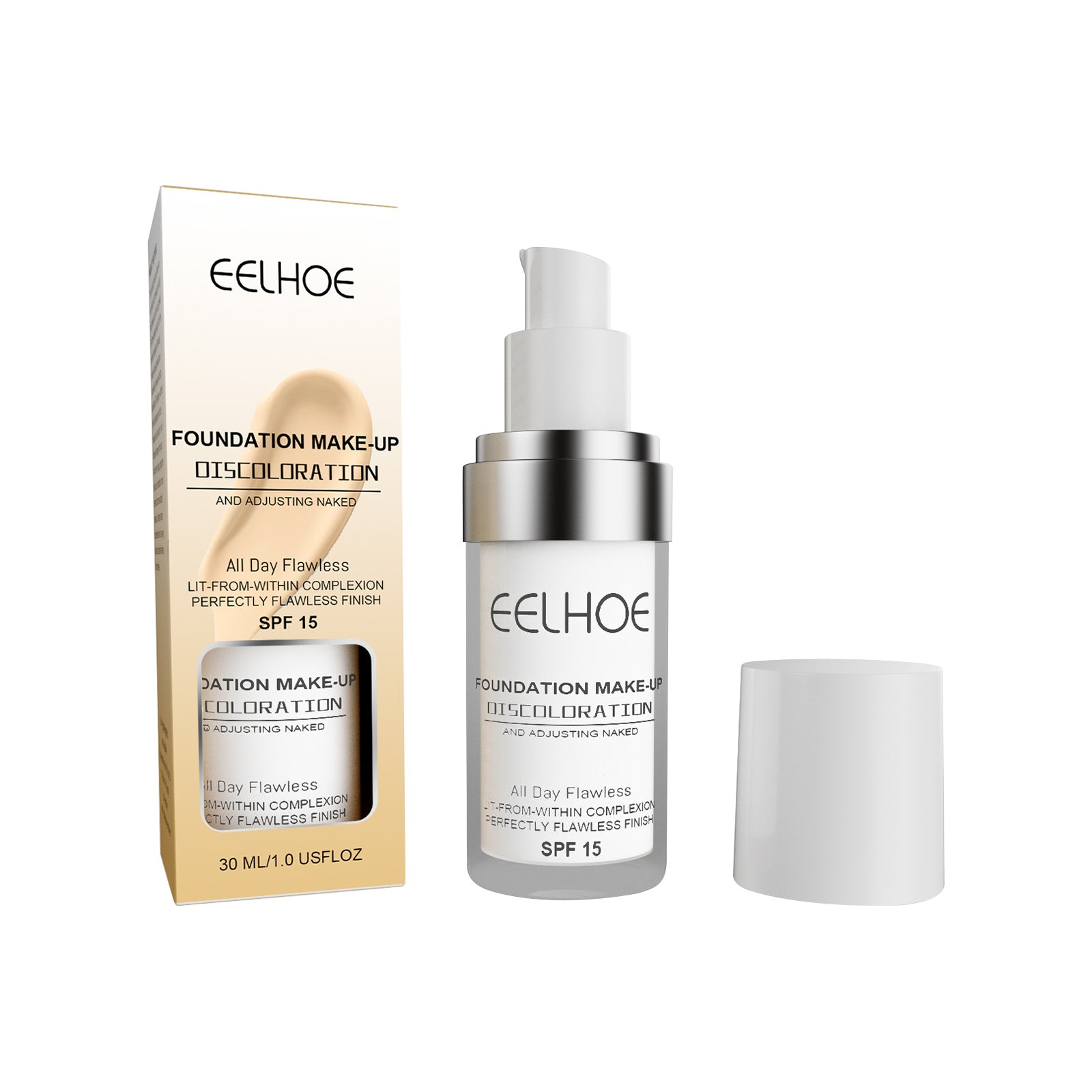 EELHOE Concealer Color Changing Foundation Concealer Long Lasting Hydrating Moisturizing Waterproof Sweatproof No Makeup Removal Brighten Skin Tone - DropOnline.co