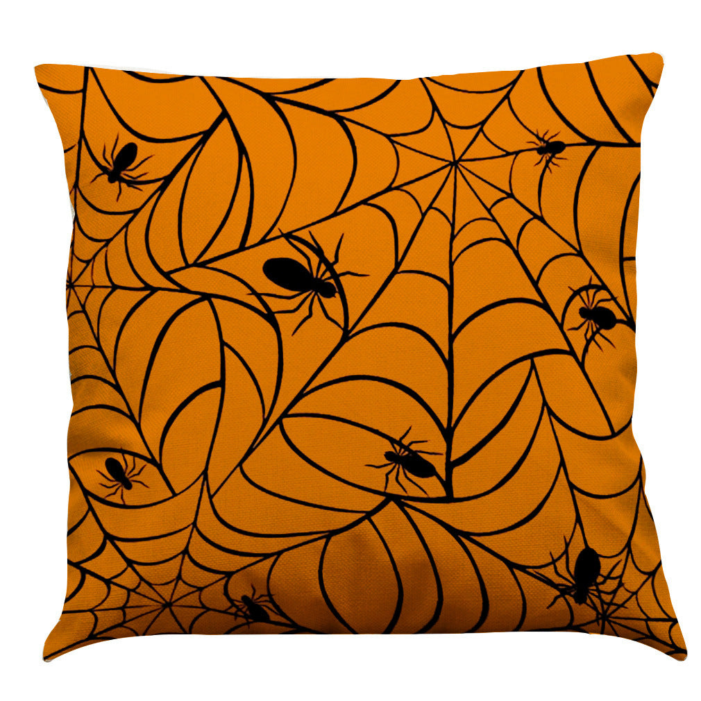 Halloween Cotton Linen Sofa Car Cushion Pillowcase - DropOnline.co