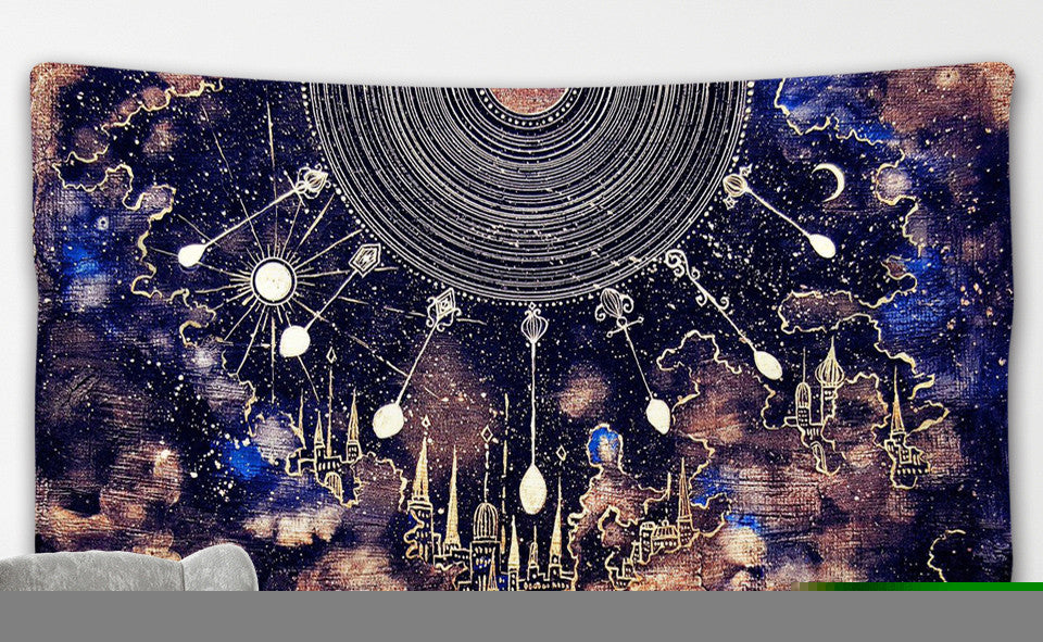 Tapestry Home Decor Bedroom Background Cloth - Decorative Wall Hanging Art for Living Space - DropOnline.co