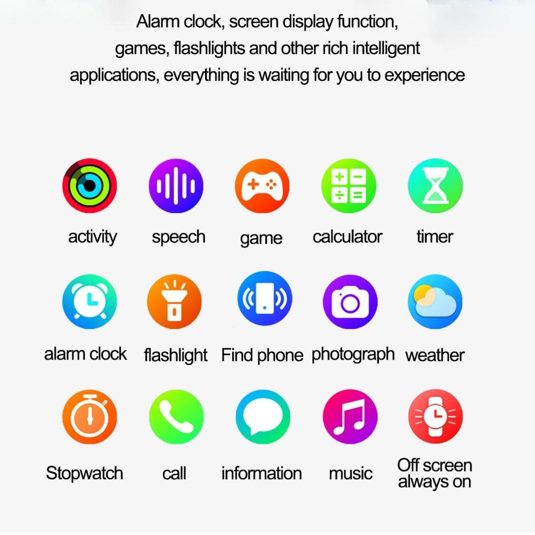 2025 New Smartwatch - Fitness Tracker And Health Tracker, Heart Rate&blood Pressure Monitoring, Sleep Tracking, Step Counter, Waterproof Smartwatch Compatible With IPhone&Android Phones - DropOnline.co