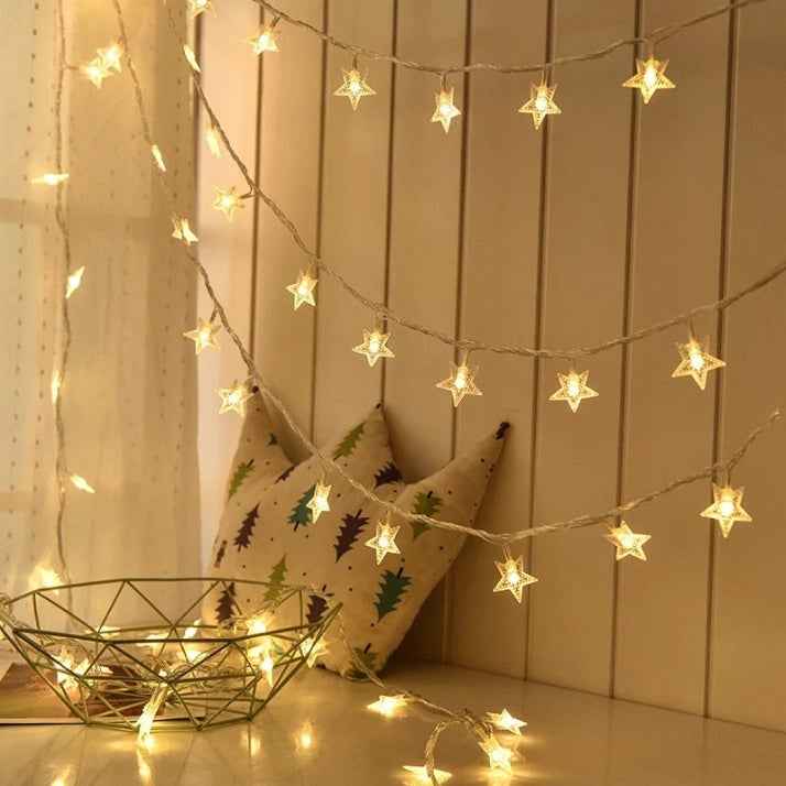 Solar LED String Lights - Outdoor Camping Atmosphere Christmas Decoration Battery Powered - DropOnline.co