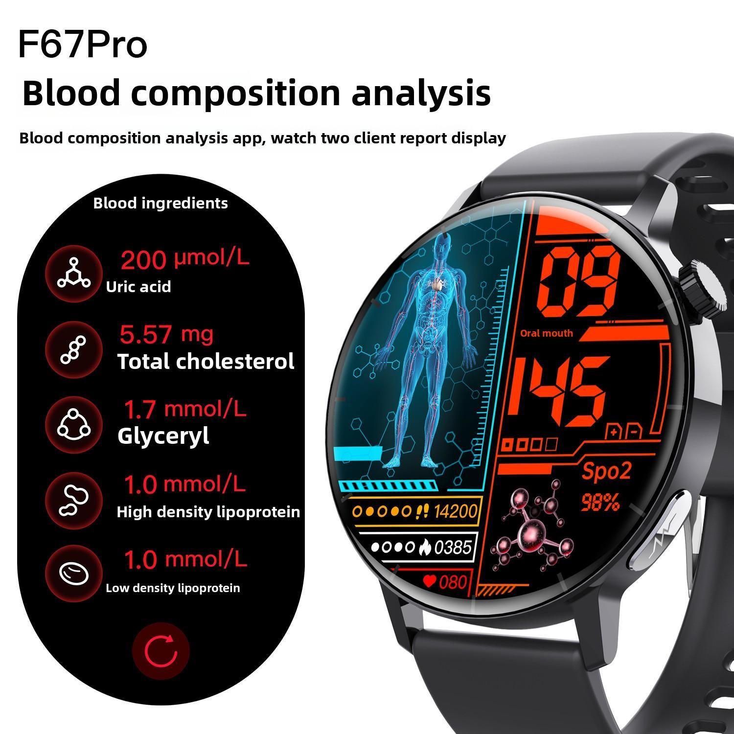 1.41-inch Health Smartwatch Fitness Tracker And Heart Rate-blood Oxygen-blood Pressure-sleep Monitor - DropOnline.co