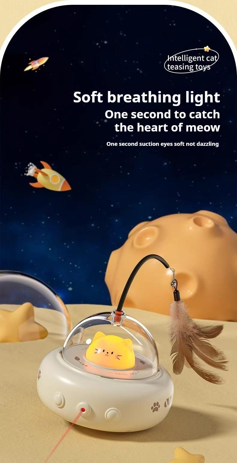 Smart Electric Cat Car With Automatic Laser Pointer - Cat Fun, Energy-Saving Product - DropOnline.co