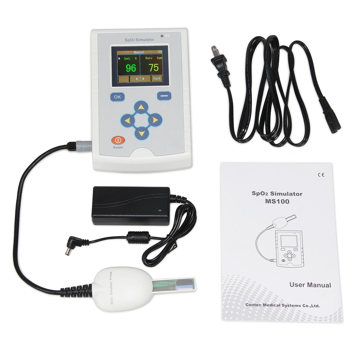 SpO2 Simulator MS100 Pulse Rate Blood Oxygen Simulator Pulse Oximeter Reaction Time - DropOnline.co