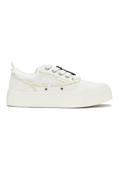 KAALIXTO--Retro Star Sneakers-West Lake Longjing Tea - Unisex