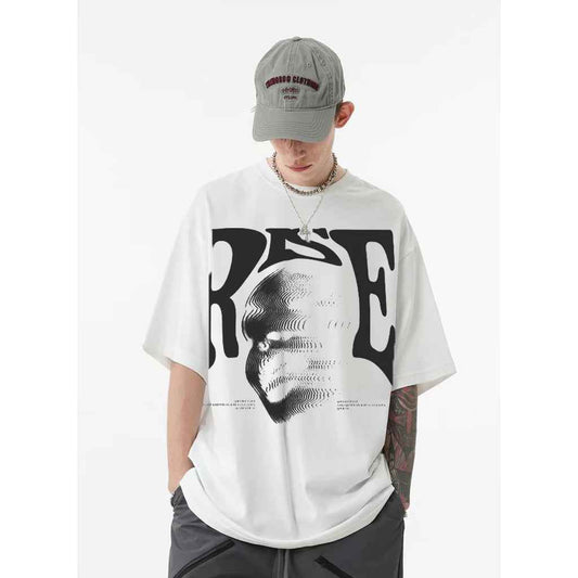 Summer New Printed T-shirt - Customizable Pattern