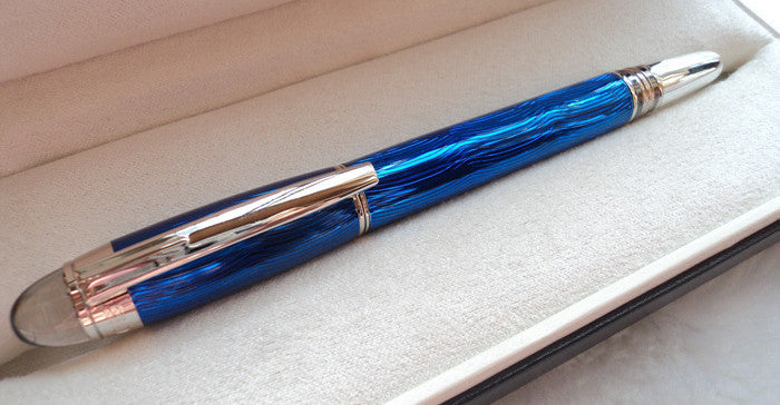 Interstellar Crystal Head Series Metal Rollerball Ballpoint Pen Fountain Pen Classic Carbon Pen Fountain Pen - DropOnline.co