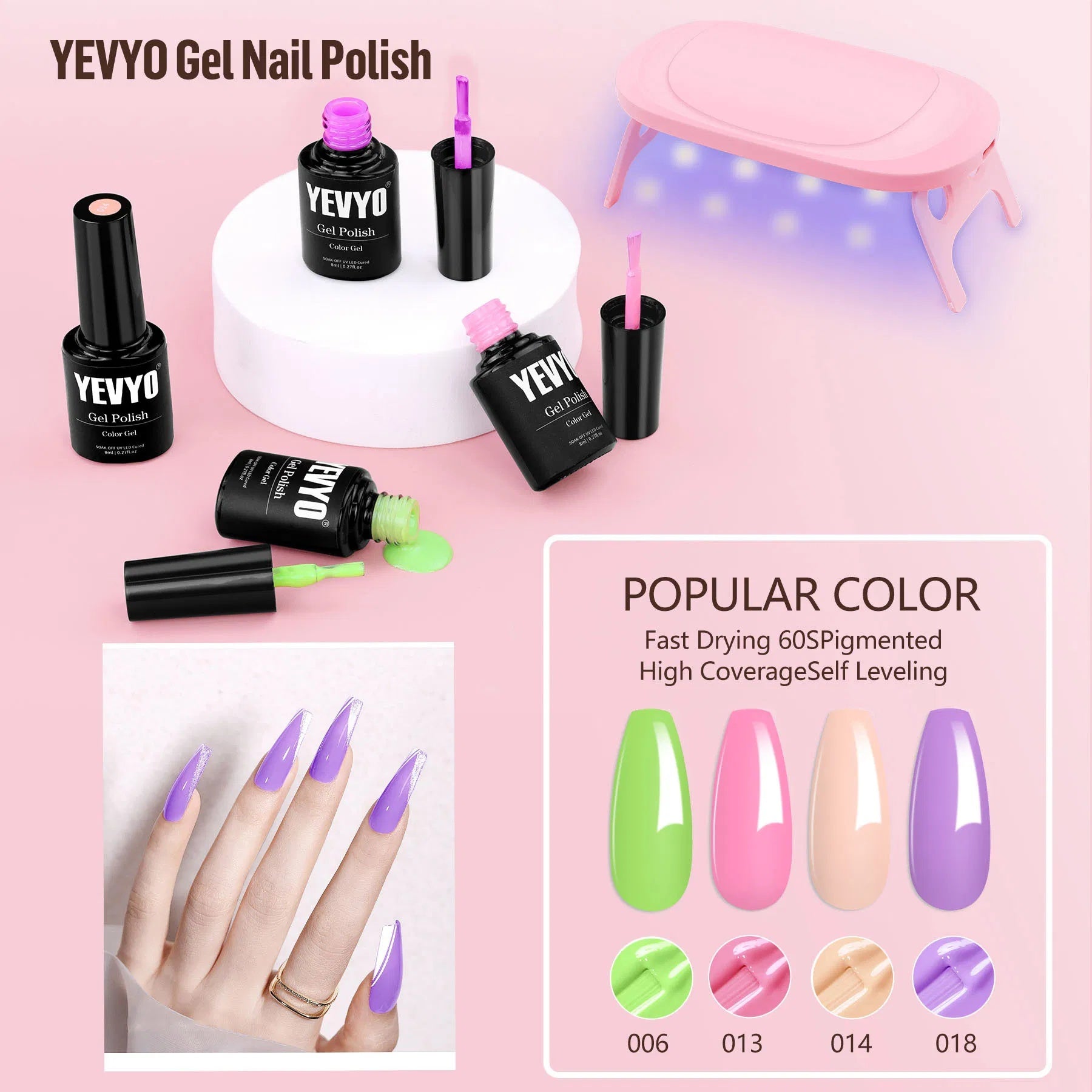 Acrylic Nail Kit With Drill, 4 Colors Gel Polish And UV Light Nail Kit, Birthday Gifts For Women, Valentines Day Gifts For Girl, Professional Nails Kit Acrylic Set With Everything For Beginners - DropOnline.co