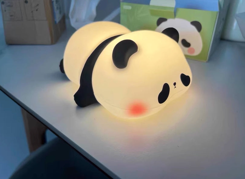 Cute Silicone Night Lights Sheep Cartoon - Rechargeable Timing Dimming Sleep Light for Children's Room - DropOnline.co