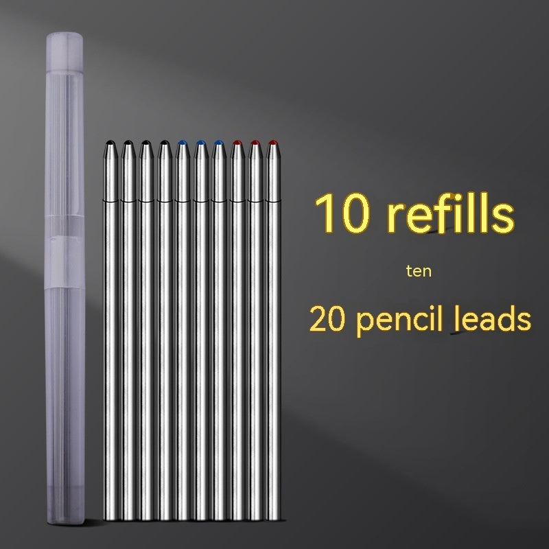 Gravity Induction Pen Press Metal Gel Pen Ballpoint Pen Four-in-one - DropOnline.co