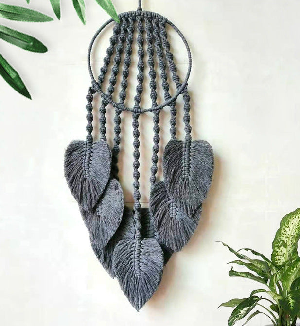 Creative Woven Leaves Tapestry Wall Decor - DropOnline.co