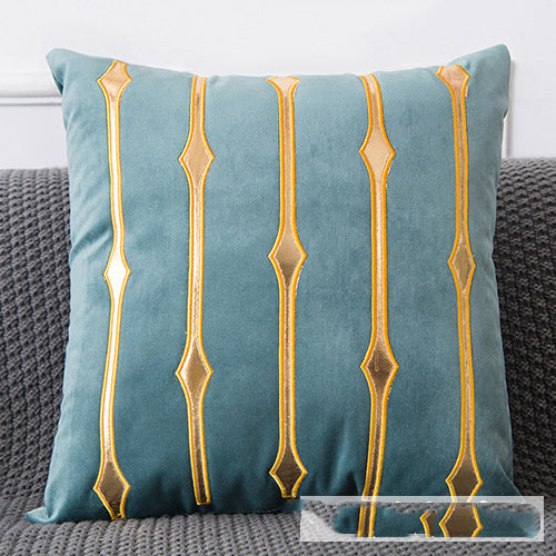 Golden Sofa Pillow Office Car Lumbar Cushion - DropOnline.co