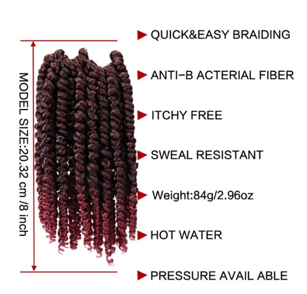 Curly  Crochet Braid 2X SPRING-Only Self Pickup - DropOnline.co