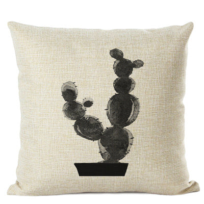 Cactus Cotton Linen Cushion Cover Home Car Interior - DropOnline.co