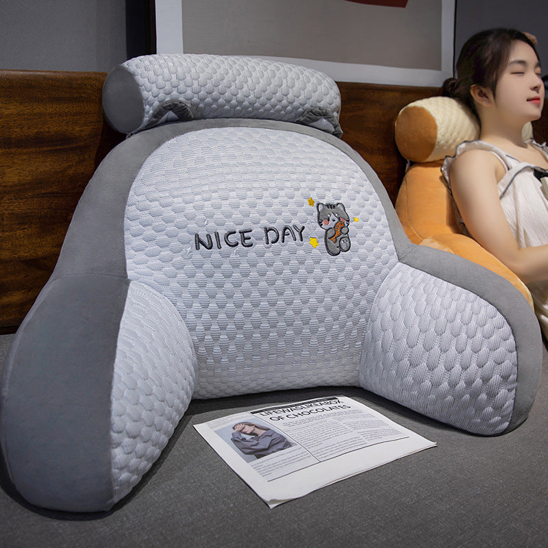 Bedside Cushion Soft Bag Waist Cushion - DropOnline.co